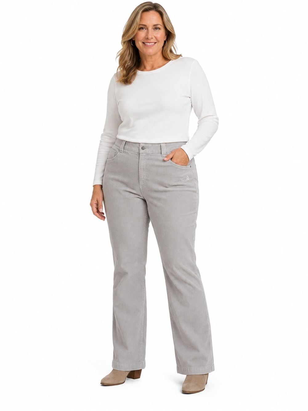 The North Face Corduroy pants with a relaxed fit womens size 16 wide leg